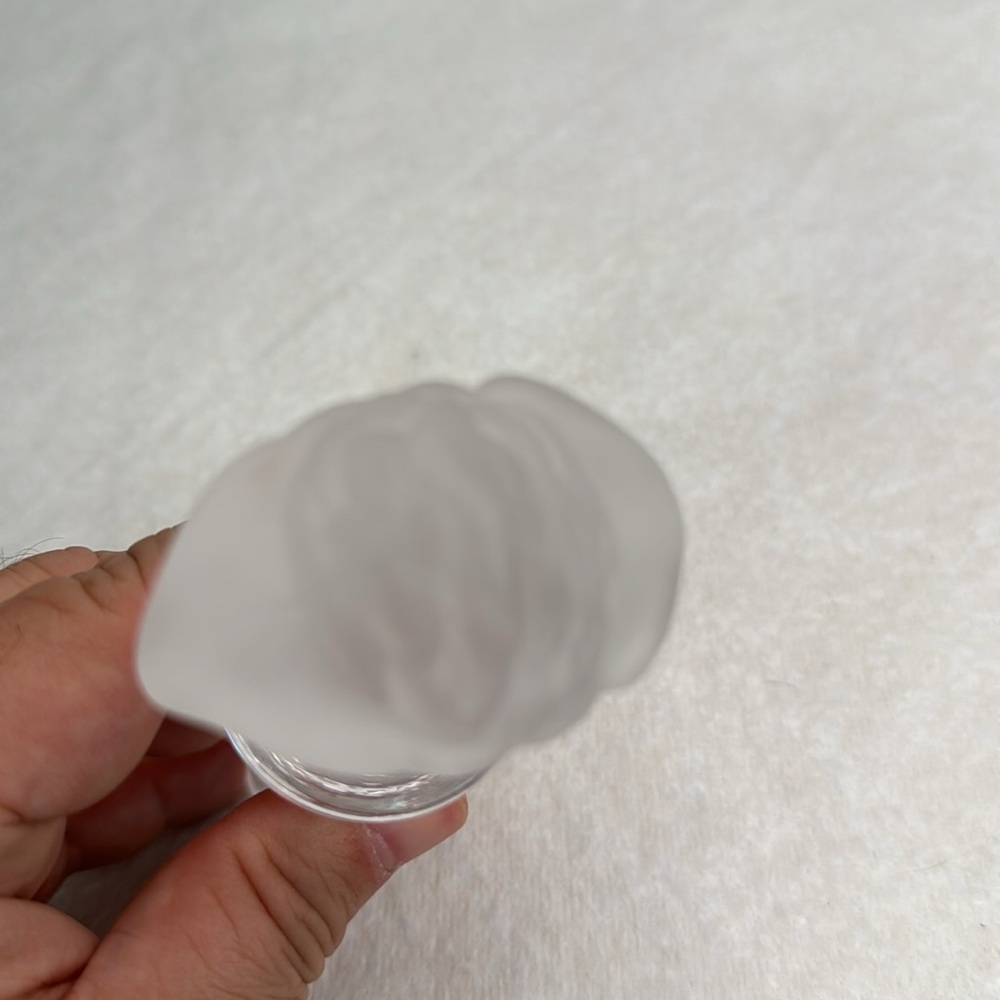 VERSACE FROSTED CLEAR MEDUSA HEAD CRYSTAL BOTTLE STOPPER ROSENTHAL - Picture 5 of 7
